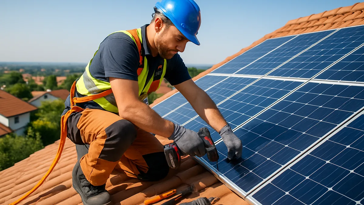 Installation de panneaux solaires en Nouvelle-Aquitaine